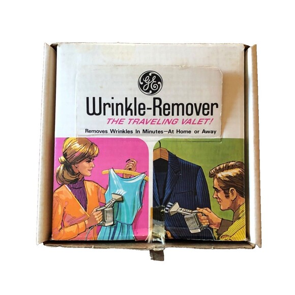 Vintage Made in the USA GE Wrinkle Remover Clothes Steamer The Traveling Valet - Picture 1 of 7